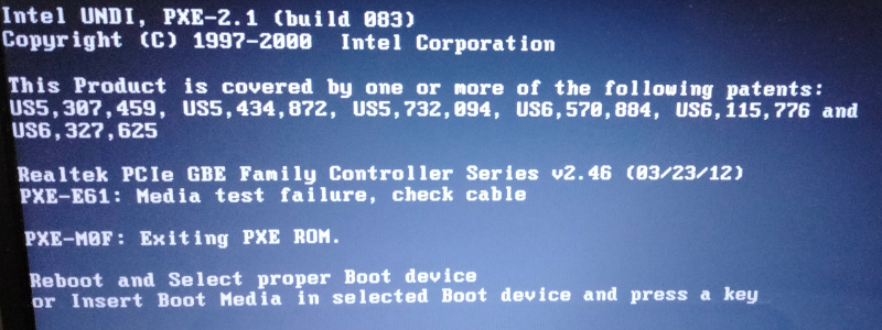 Reboot and Select proper Boot device or Insert Boot Media in selected Boot device and press a Key